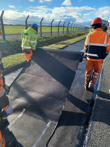 Polygrids PT GC fiberglass geocomposite, Axion Advance Materials